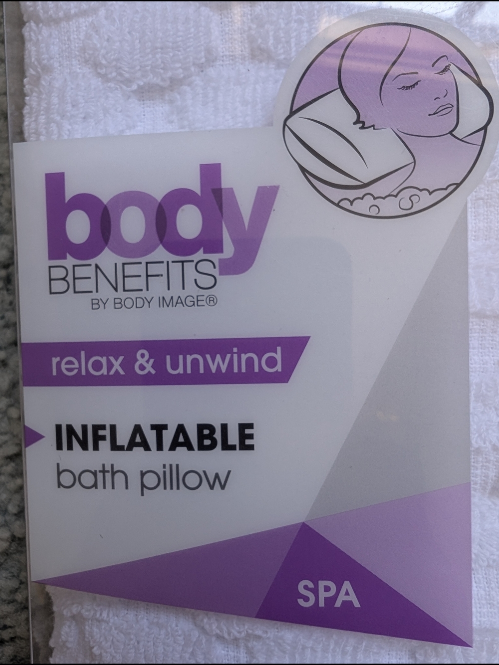 Benefit Body Benefits Inflatable Bath Pillow - Purple